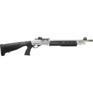 Iver Johnson PAS12 Pistol Grip, 12GA, 26in. Barrel, 5rd, Synth. Stock & Forend - Black (PAS12SNPG)