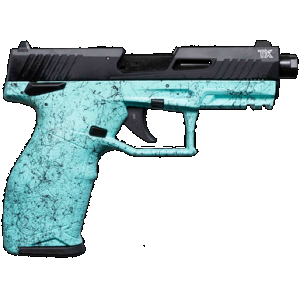 Taurus TX22 Gen 2 22 LR 4.10 Inch 10 Rounds Cyan Splatter