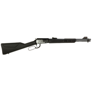 Rossi Rio Bravo Lever Action Rifle .22 Long Rifle 18" 15 Rounds Polymer Stock Adjustable Sights US Flag Engraving