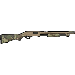 Winchester SXP Defender 12GA, 18in. Barrel, 5rd, Woodland Camo Stock & Forend - FDE (48702024405)