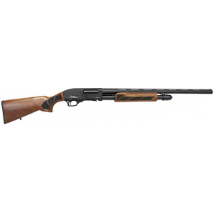 Iver Johnson PAS20 20GA, 26in. Barrel, 5rd, Wood Stock & Forend - Black (PAS20WOOD26)