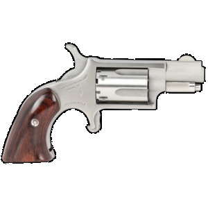 NORTH American Arms 22lrgbg Mini-revolver 22 Lr 5 Rd 1.13" Barrel, Stainless Steel Barrel/cylinder/frame, Exclusive Wood Boot Grip
