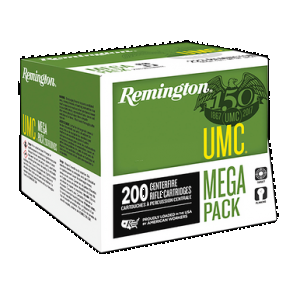 REMINGTON Ammunition 20107 Umc Mega Pack 300blackout 150gr Full Metal Jacket 200 Rounds *loose