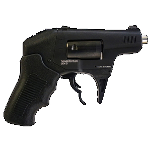 Standard Mfg S333GENIII Thunderstruck Gen III 22 WMR 8rd Shot 2.25" Black Double Barrel Black Hardcoat Anodized Aluminum Frame Black Cylinder Black Finger Grooved Polymer Grips