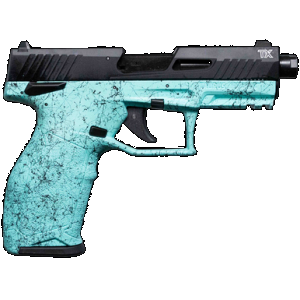 Taurus TX22 Gen2 .22 LR 4.6" 22 Rounds Cyan Threaded Barrel