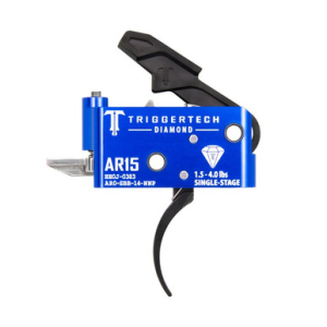 TriggerTech AR0SAB14NNP Diamond Pro Curved Single-Stage 1.5-4.0 lbs Adjustable for AR-15