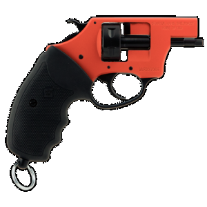 CHARTER Arms 82290 Pro 22 22 Blank, 6rd Orange Cerakote Frame, Black Rubber Grips