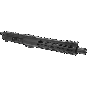 TacFire BU-9MM-10 Pistol Upper Assembly 9mm Luger Caliber with 10" Black Nitride Barrel, Black Anodized 7075-T6 Aluminum Receiver & M-LOK Handguard for AR-Platform Includes Bolt Carrier Group
