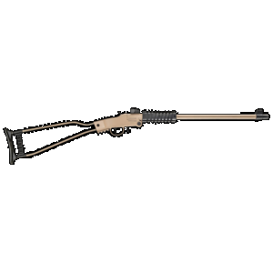 Chiappa Little Badger Rifle 22 Long Rifle 16.5 in Desert Sand Cerakote