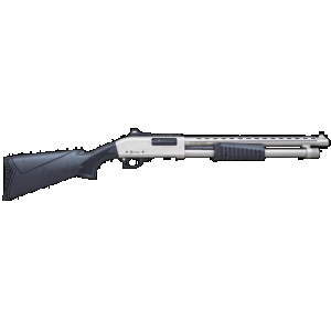 Citadel Mariner 12GA, 18.5in. Barrel, 4rd, Black Synth. Stock & Forend. Incl Side Shell Holder and full length heat shield - Gray (FRMN1220SYN)