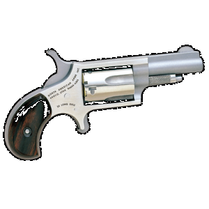NAA 22llr Mini-revolver 22 Lr Stainless/rosewood 1.13 In. 5 Rd.