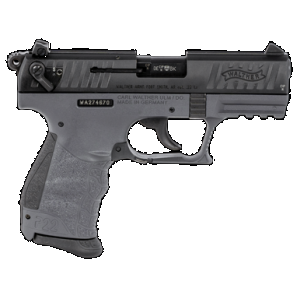 Walther Arms 5120365 P22 *CA Compliant 22 LR 3.42" 10+1 Tungsten Gray Polymer Frame Black Steel Slide Black Polymer Grip