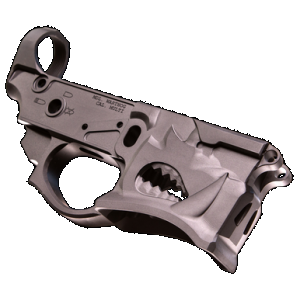 Sharps Bros SBLR02 Warthog Stripped Lower Multi-Caliber Black Anodized Finish 7075-T6 Aluminum Compatible w/Mil-Spec AR-15 Internal Parts