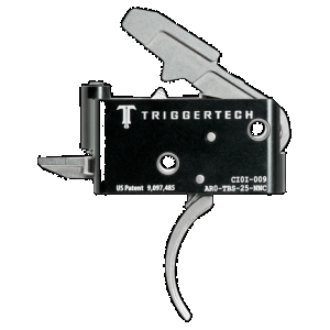 TriggerTech AR15 Adaptable Two Stage Triggers Stainless Traditional Curved