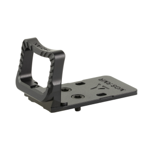 Radian Weapons G1501 Guardian+Six Optic Guard w/Stealth Sights Black Anodized Hardcoat Aluminum RMR Mount Compatible w/Glock MOS Handgun