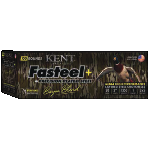 KENT Cartridge Cc203fsp283x5 Fasteel + Precision Steel Sports South Exclusive Bayou Blend 20gauge 3" 1oz 3x5shot 200 Rounds 656308007137 167104