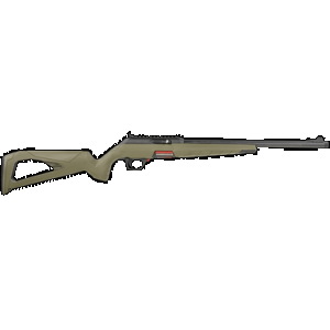 WINCHESTER Repeating Arms 521140102 Wildcat 22 Lr 10+1 18", Matte Black Barrel/rec, Skeletonized Od Green Stock, Ghost Ring Sight, Suppressor Ready