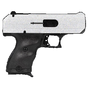 Hi-Point C9 9mm Luger 3.5in 8rd Hydro-Dipped White Sparkle Polymer Frame