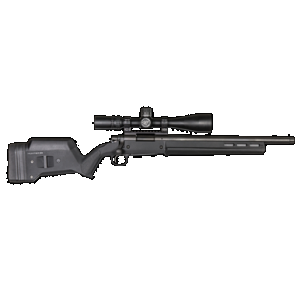 Magpul MAG495-BLK Hunter 700 Stock Black Synthetic Adjustable, Fits Remington 700 Short Action
