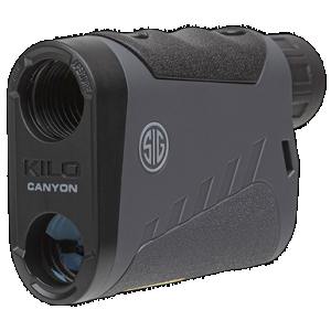 Sig Sauer Electro-Optics SOKCN606 Kilo Canyon Monocular Laser Rangefinder Black/Gray Black Rubber Armor 6x22mm 3000 yds Max Distance LED Display