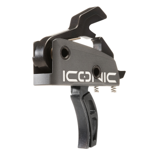 Rise Armament Rise Armament T22GRY Iconic Two-Stage Curved Trigger with 2 lbs Draw Weight & Graphite Gray Finish for AR-15,AR-10 - $230.47 at Shooting Surplus