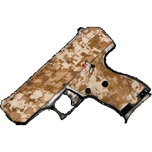 Hi-Point 916DD C9 9mm Luger 8+1, 3.50" Black Steel Barrel, Hydro-Dipped Digital Desert Camo Serrated Steel Slide, Hydro-Dipped Digital Desert Camo Polymer Frame & Grip