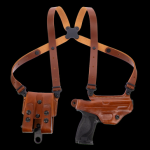 Galco MC446 Miami Classic Shoulder System Size Fits Chest Up To 56" Tan Leather Fits Springfield XD Fits Springfield XD Mod. 2 Right Hand