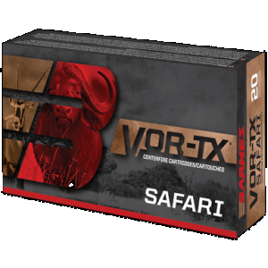 BARNES Bullets Vor-tx Safari 500 Nitro Express Round Nose Banded Solid 570 Grain 20 Rounds