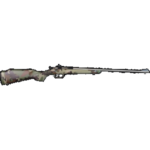 Crickett KSA2171 My First Rifle Gen2 22 S/L/LR Single Shot 16.10" Stainless Steel Barrel & Receiver, M81 Woodland Camo Synthetic Fixed Stock, EZ Loader
