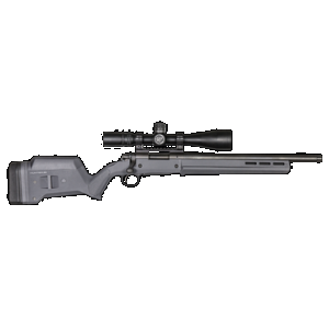 Magpul MAG495-GRY Hunter 700 Stock Fixed with Aluminum Bedding & Adjustable Comb Stealth Gray Synthetic for Remington 700 SA