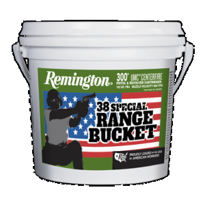 REMINGTON Range Bucket Umc Pistol Ammo 38 Spl. 130 Gr. Fmj 300 Rd.