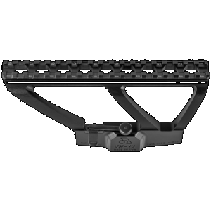 Arsenal SM13 Picatinny Scope Mount Black Anodized Aluminum, Fits AK-47 Picatinny Rail Mount