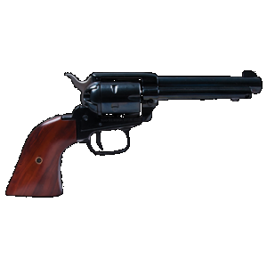 Heritage Rough Rider Revolver - Black | .22 LR | 6.5" Barrel | 6rd | Cocobolo Wood Grips | 1776 Flag Leather Holster