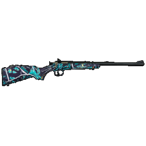 Keystone Crickett Hydro-Dipped Synthetic Rifle 22LR Muddy Girl Serenity Blued