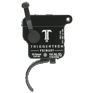TriggerTech R70SBB14TBC Primary Single-Stage Traditional Curved Trigger with 1.50-4 lbs Draw Weight for Remington 700 Right