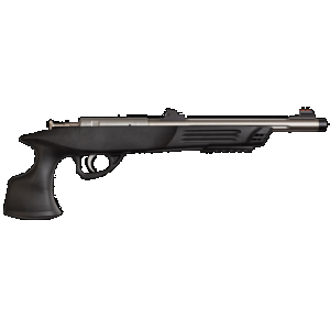Crickett KSA796 Pistol Adult Frame 22 WMR Single Shot 9" Threaded Stainless Steel Barrel, Black Polymer Frame