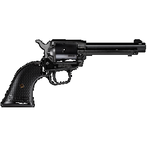 HERITAGE Mfg Rr22mb4pg Rough Rider 22 Lr/22 Wmr 6 Shot, 4.75" Black Steel Barrel, Black Cerakote Zinc Alloy Frame, Black Cerakote Cylinder, Black Polymer Grip, Hammer/thumb Safety, Exposed Hammer
