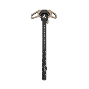 Radian Weapons R0066 Raptor SD Ambi Charging Handle, FDE, Gas Ported Shaft, Fits Mil-Spec AR-15/M16 Platform