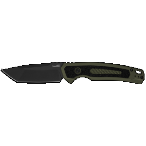 Kershaw Launch 16 Automatic Folding Knife 3-1/2" Tanto Blade Black Olive
