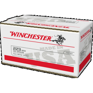 Winchester USA Rifle Ammo 223 Rem. 55 gr. FMJ 200 rd.