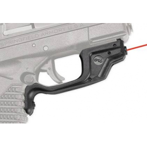 Crimson Trace 01-3760-1 Laserguard 5mW Red Laser with 633nM Wavelength & 50 ft Range Black Finish for Springfield XD-S (Except Mod2 Variant)