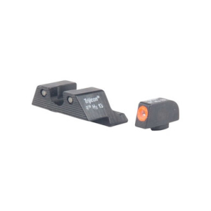 Trijicon 600543 HD Night Sights Green/Tritium Orange Outline Front Sight-Green Tritium Black Outline Rear Sight Glock 20/21 Large Frame