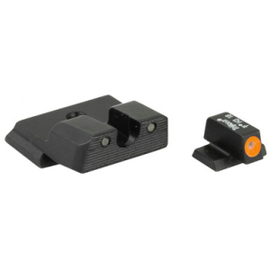 Trijicon 600722 HD Night Sights Green/Tritium Orange Outline Front Sight-Green Tritium Black Outline Rear Sight Smith & Wesson M&P Shield/M&P Shield Plus