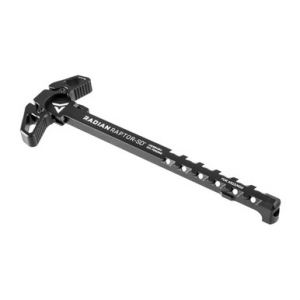 Radian Weapons R0006 Raptor SD Ambi Charging Handle, Black, Gas Ported Shaft, Fits Mil-Spec AR-15/M16 Platform