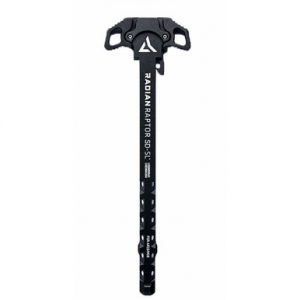 Radian Weapons R0278 Raptor SD-SL Ambi Charging Handle, Black, Slim Line Handles, Gas Ported Shaft, Fits Mil-Spec AR-15/M16 Platform