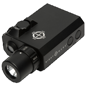 Sightmark SM25012 LoPro Mini Combo Flashlight and Green Laser Sight Matte Black 300 Lumens White LED