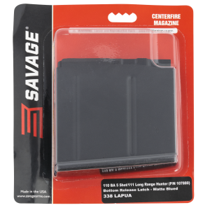 Savage Savage Arms 110BA Magazine 5rd .338 Lapua Magnum Steel Replacement - $112.27 at Shooting Surplus
