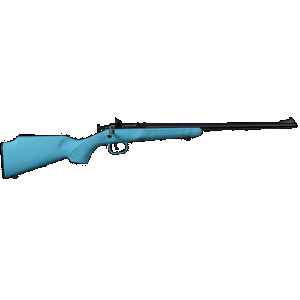 Crickett KSA302 My First Rifle 22 S/L/LR Single Shot 16.10" Blued Barrel & Receiver, Blue Synthetic Fixed Stock