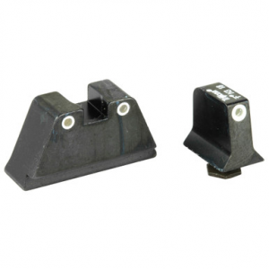 Trijicon Bright & Tough Suppressor Sight Set for Glock Standard Frames Green with White Front Orange with White Rear