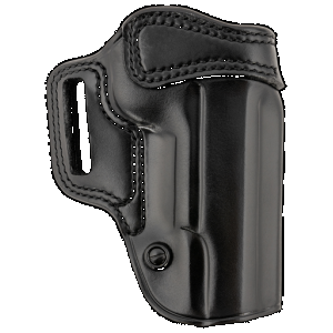 Galco AV212RB Avenger OWB Black Leather Fits 1911 5" Belt Slide, Right Hand